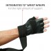 Weight Lifting Gloves With 12" Wrist Wraps Support for Gym Workout, Cross Training, Weightlifting, Fitness & Cross Training the Best For Men & Women GG-006